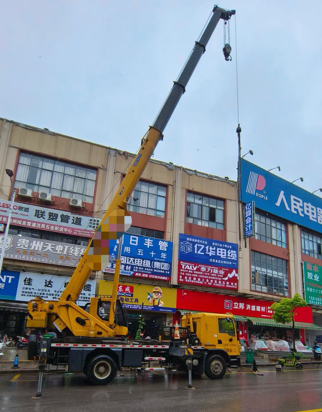 义安区吊车吊机租赁桥梁吊装