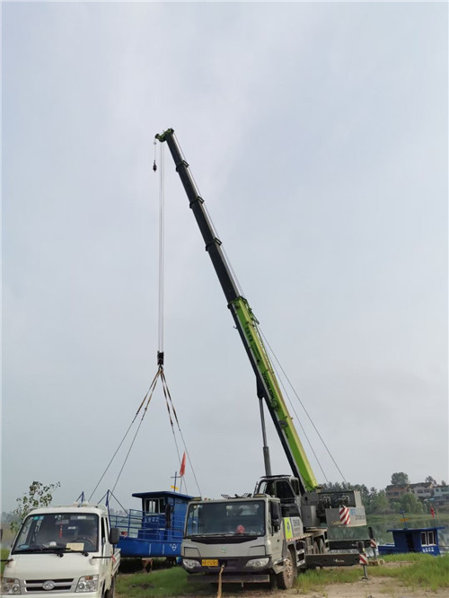 义安区桥梁建设吊装案例